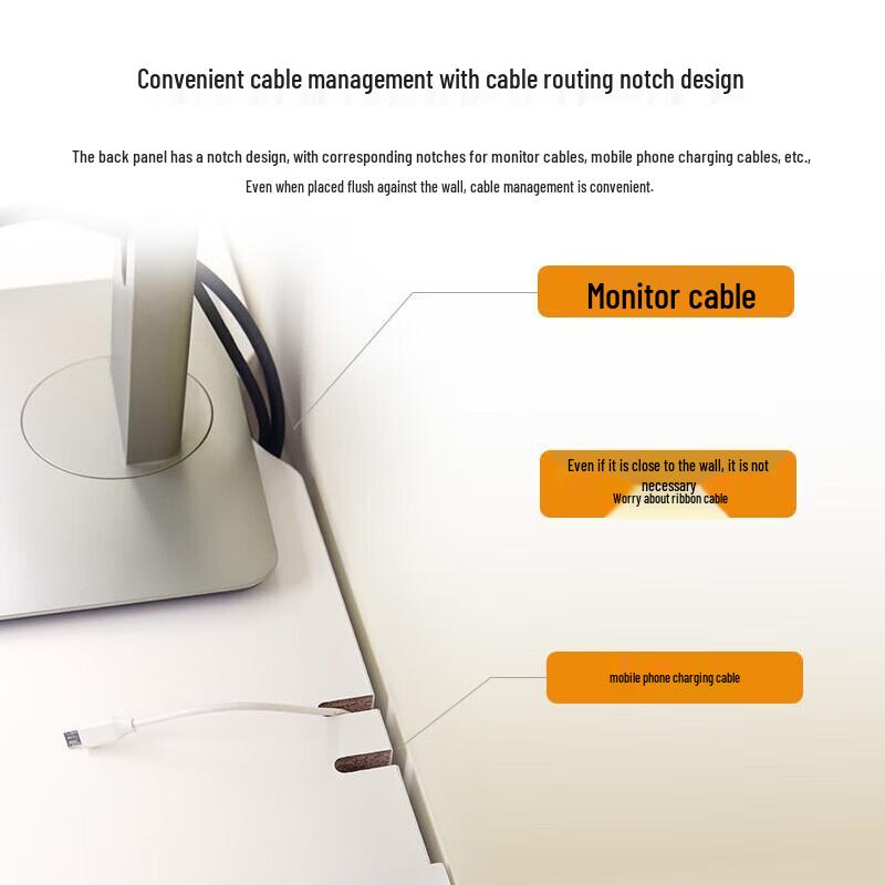 Ecola V01WL Black Walnut Monitor Riser Stand