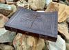 Embossed Tree of Life Leather Journal: Handmade Sketch Paper Diary