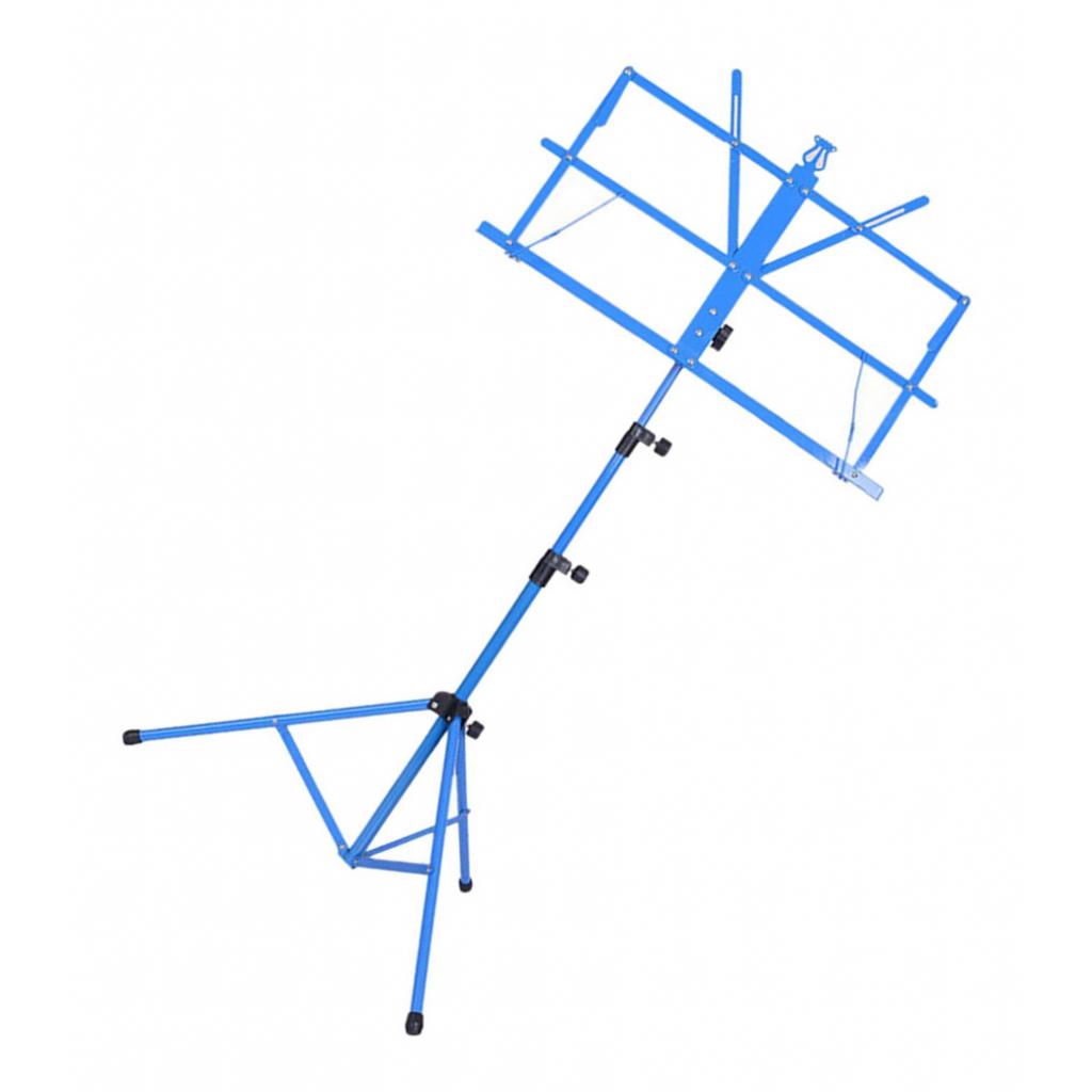 Hochwertiger Metall Faltbarer Notenständer Halter Stativ Faltbar Rutschfeste Gummifüße Verstellbarer Notenständer