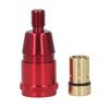 8mm Fishing Net Rod Pod Connector Anti Rotation Screw Net Head Adapter Universal Connector Fishing Accessories for Outdoor(red)