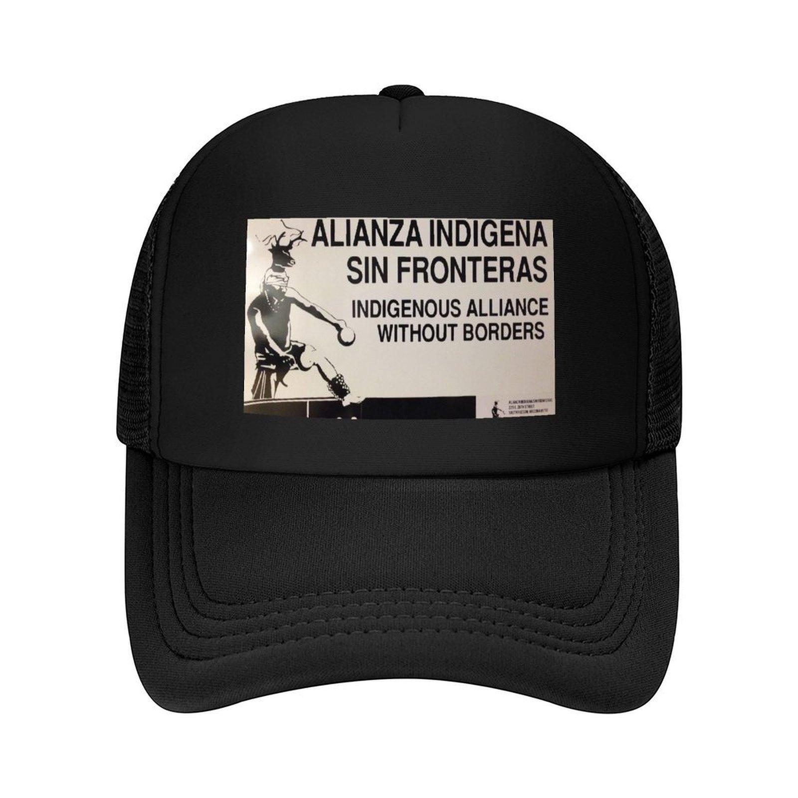 Indigenous Alliance without Borders Baseball Cap Rave designer cap tea Hat Thermal Visor Boy Child Women s