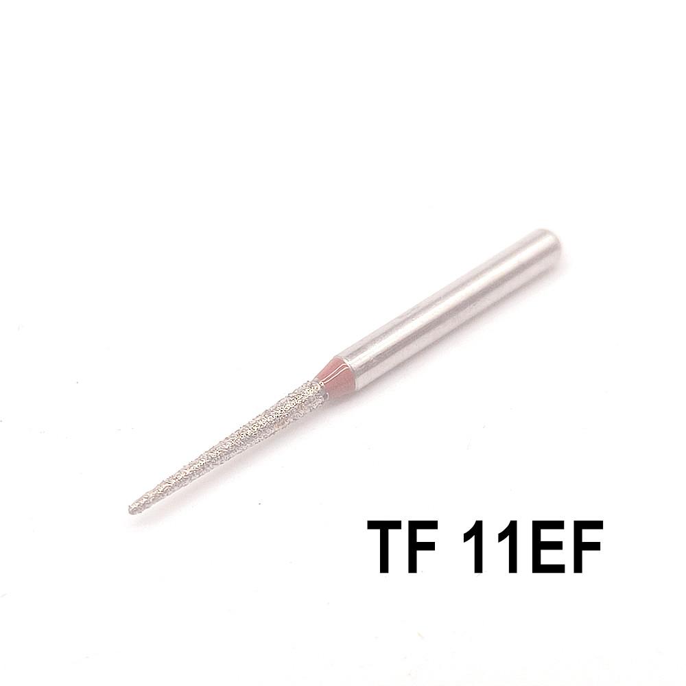 Lot de 6 fraises diamantées pour traitement orthodontique dentaire, réduction de l'émail interproximal, fraises dentaires, fraises à polir