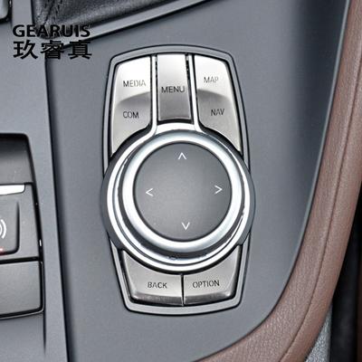 Voor BMW X1 F48 X2 F39 -2022 Auto Multimedia Knop Menu Knop schakelaar Cover Sticker decoratie Trim Auto Interieur