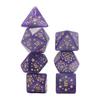 7pcs DND Dice Set Polyhedral Dice D4-D20 with Star Pattern for Board Game DND RPG