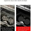 2pcs Non-Slip Cup Holder Embedded Decorative Coasters, Car Interior Accessories, Car Essentials, Minimalist Elegant Car Cup Holder