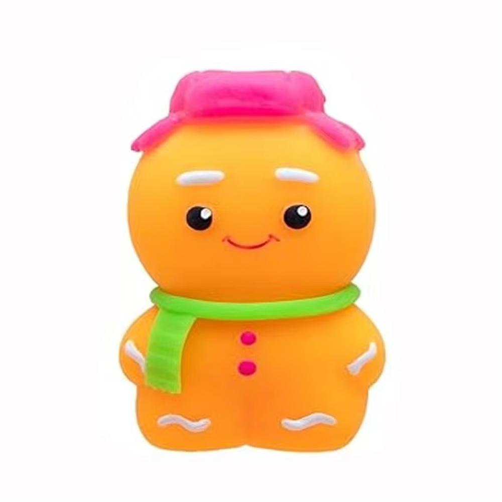 

New Schylling Needoh Ginger Glowman Sensory Nice-Sicle Stress Relief Squishy Cube Anti-Anxiety Squeeze Object For Focus ADHD