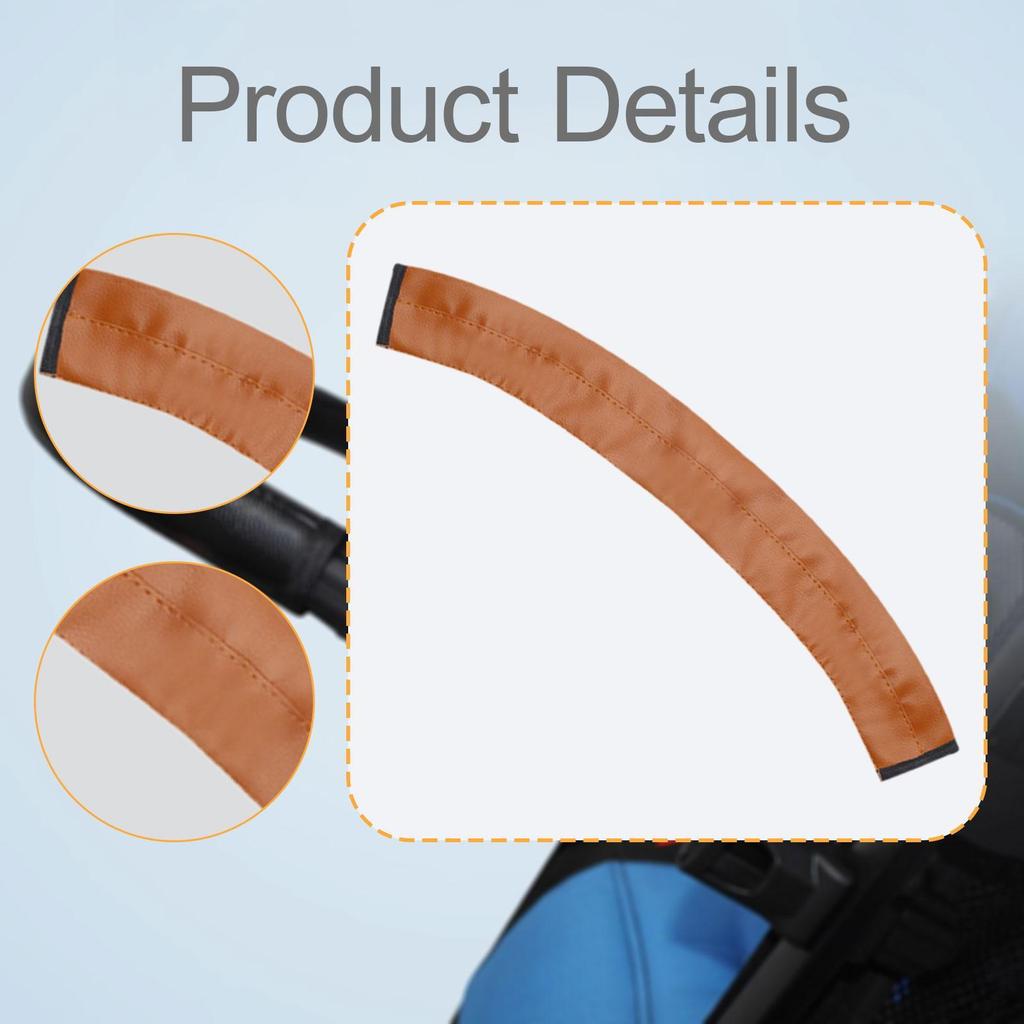 PU Leather Handle Cover Armrest Protector Detachable Easily Install Accessory Anti Slip Grip with