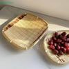 Bamboo Woven Pastry Trays, Small Baskets, Tea And Fruit Baskets, Traditional Chinese Handmade Baskets