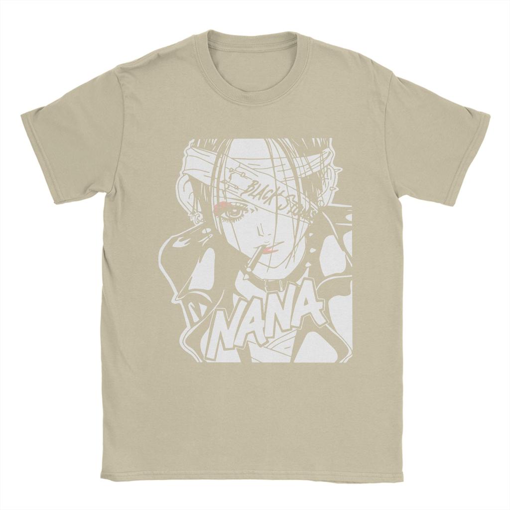 Men Women's Manga Nana Osaki T Shirt Streetwear Harajuku 100% Cotton Clothing Humorous Short Sleeve Tee Shirt Gift T-Shirt
