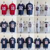 New England Patriots NFL Football Jersey Tom Brady 12 8 9 10 Ricamato Personalizzato Divisa di Squadra Uomo