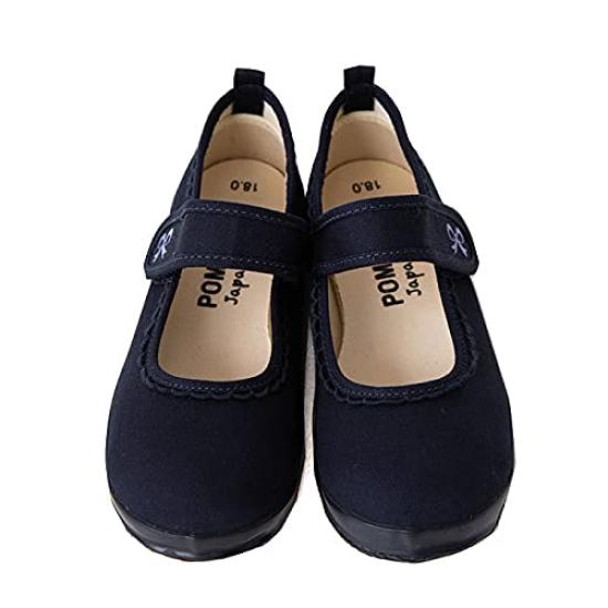 

2611012 POMPKINS Ribbon Embroidered Shoes Made in Japan [POMPKINS] (Con, 21cm)