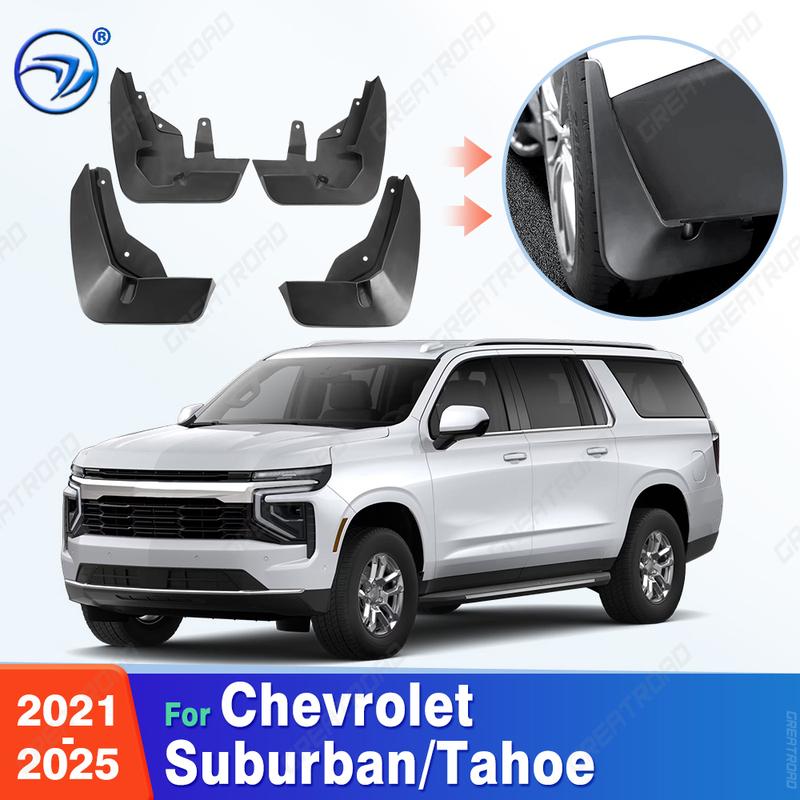 For Chevrolet Suburban/Tahoe 2024 2025 Fender Mudflaps Splash Guards Mudguards Mud Flaps car Accessories