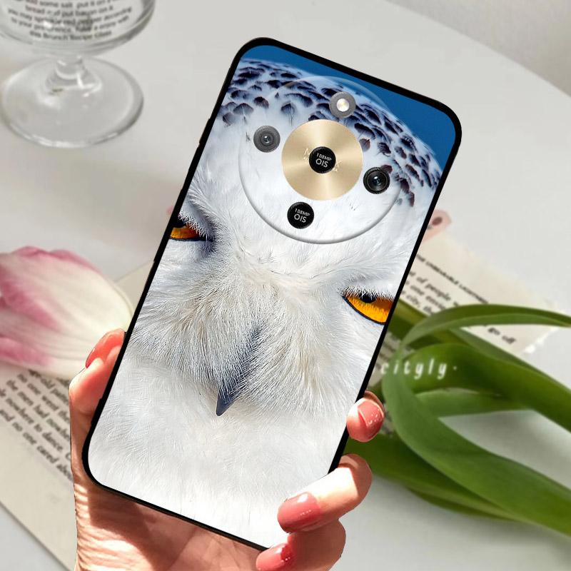 For Honor X9D Phone Case MTN-NX1 Cool Wolf Lion Silicone Back Cover For Honor Magic 8 Lite X 70 HonorX70 HonorX9d Soft TPU Funda