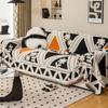 Modern Sofa Cushion Cover Double Side Couch Cover Chenille Black White Sofa Slipcover Protector Sofa Cover Blanket