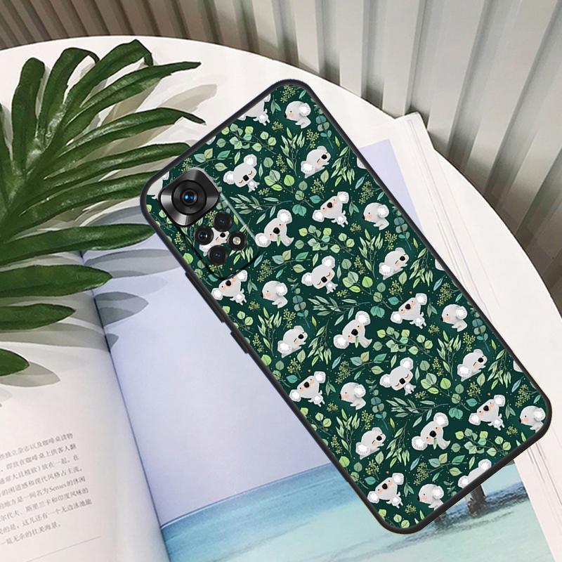 Cartoon Painting Animal Koala Funda For Xiaomi Redmi Note 11 10 12 13 14 15 Pro Plus Case For Redmi 15C 10C 13C 12C 14C 15