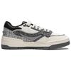 Li Ning 001 BTC Slip Resistant Cushioning Abrasion Resistant Support Low top Skateboard Shoes Women's White Black AGCU086-1