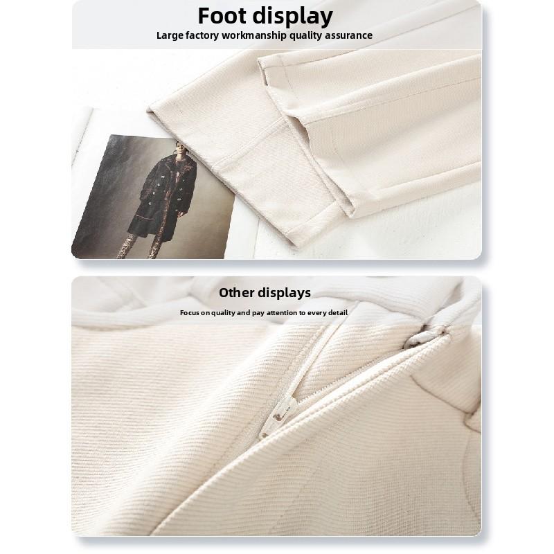 Brown straight wide-leg pants for women, 2026 new spring and autumn style, drapey suit pants, casual pants with a relaxed and casual feel