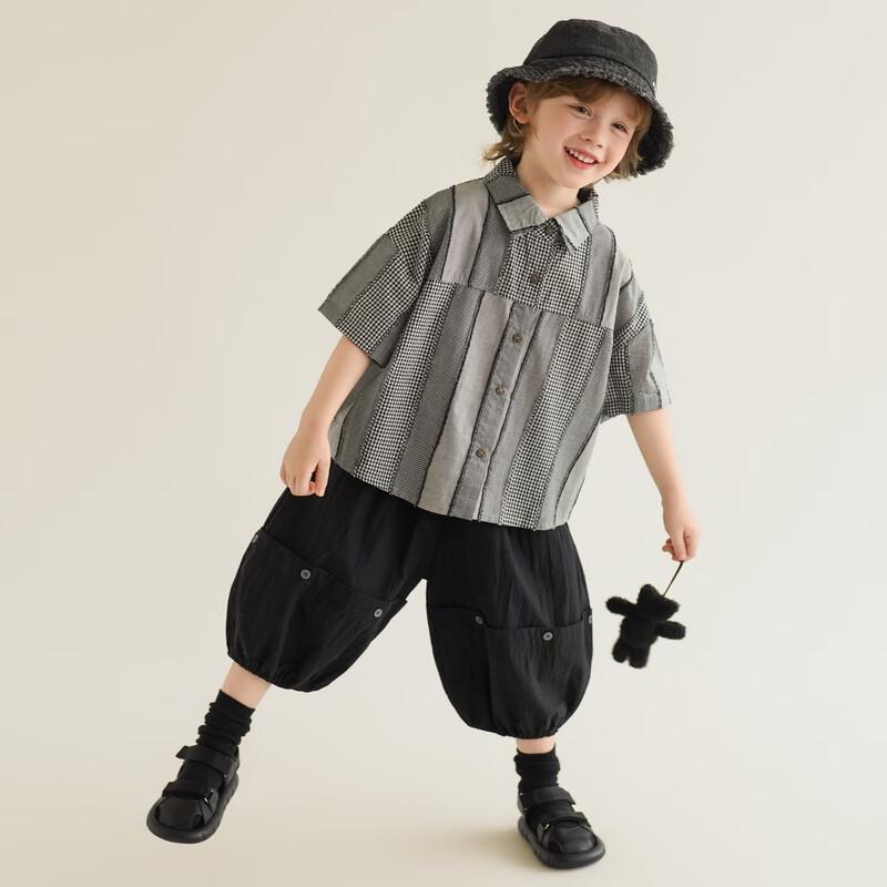 Toddler Boys Breathable Summer Cotton Harem Pants 80