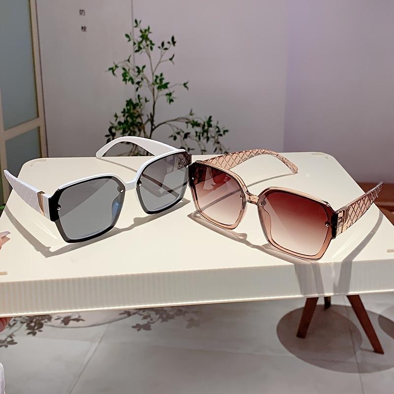 Blue Fashion Design Sunglasses Square Stylish Women Sun Glasses Gradient Men Shades for Outdoor Sports Travelling