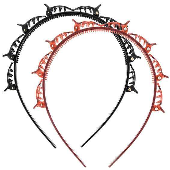 Fashion Double Layer Headband Hair Tools Double Bangs Hairstyle Hairpin Multi-layer