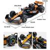 1:18 Scale F1 Racing Car Model Toy Alloy Body Rubber Tires Wheel Steering Models High Simulation Toys Gifts for Boyfriend