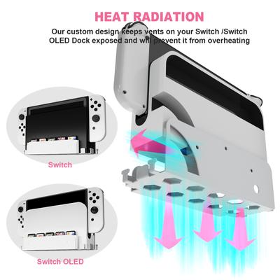 Universal Wall Mount Bracket Support Fit for SwitchOLED Game Console Host Controller Organizers Dock Storage Accessories