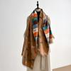 New Design Elegance Horse Print Scarve Pashmina Soft Warm Fringe Pashmina Shawl Winter Coldproof Windproof Blanket Scraf