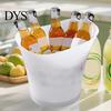 LED-Eiskübel mit Beleuchtung, leuchtendes Bier mit Farbwechsel, Heimbeleuchtung, 7L Mehrfachflaschenlagerung, Champagnerkühler für Bar, KTV, Party, mattiert