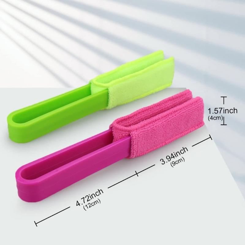 Upgrades Car Interior Cleaning Brushes with Extended Handle Car Climate Control Brush for Air Channels & Mini Blinds