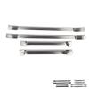 4pcs Door Sill Protector Scratch Protection Stainless Steel Door Sill Scuff Plate Trim Sticker Strip