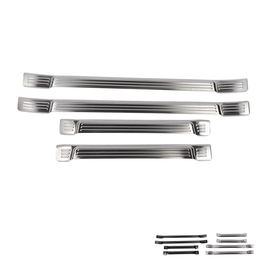 4 ks chránič prahu dveří ochrana proti poškrábání z nerezové oceli prahová lišta nálepka proužek