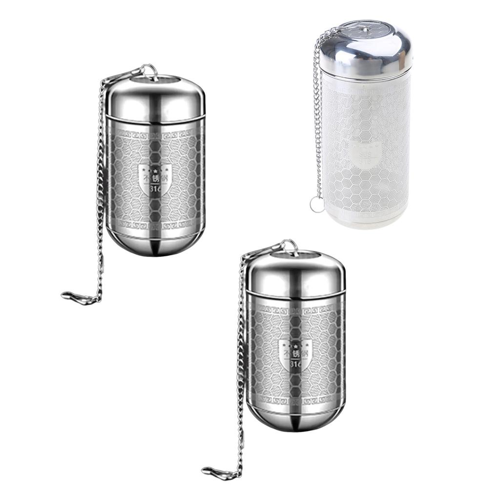 316Stainless Steel Teas Filtration Kettle Accessories Portable Teas Infuser Teas Filter for Travel and Outdoor Use