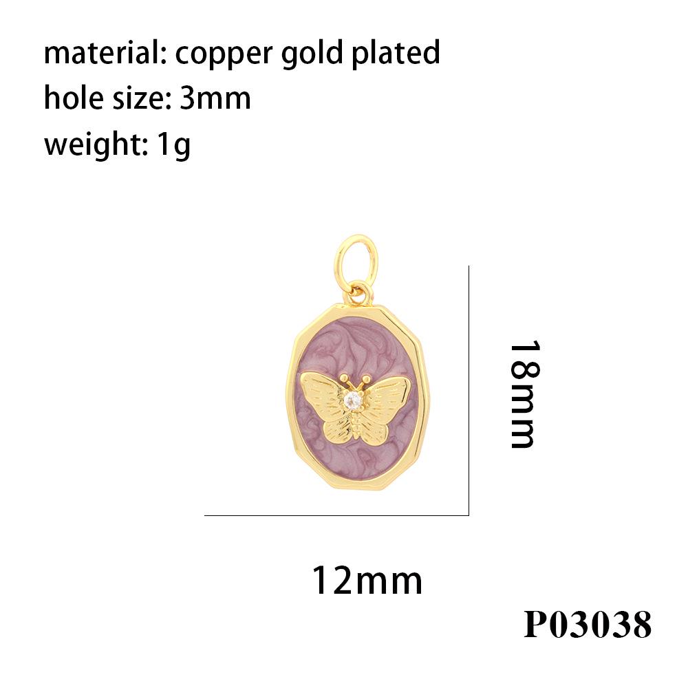 New Color-Preserving Zircon Eye Necklace Bracelet Pendant DIY Heart Jewelry Accessories