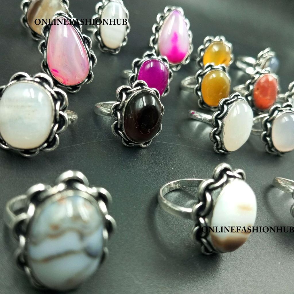 Amethyst-Edelstein, 925er-Sterlingsilber vergoldet, schöner Ring-Schmuck NST-LR6