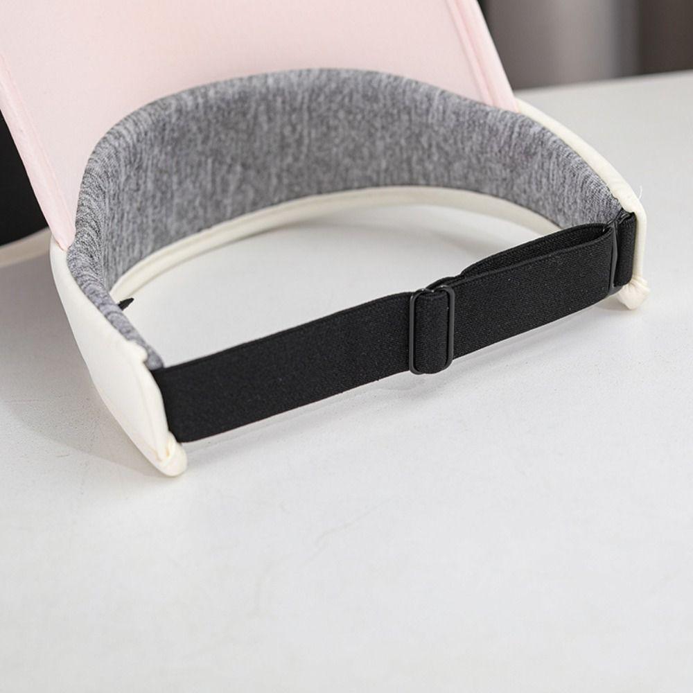 Atmungsaktiver Damen Sonnenhut Verstellbare Visor-Kappe Schlichte Sport-Sonnenhüte Sommer