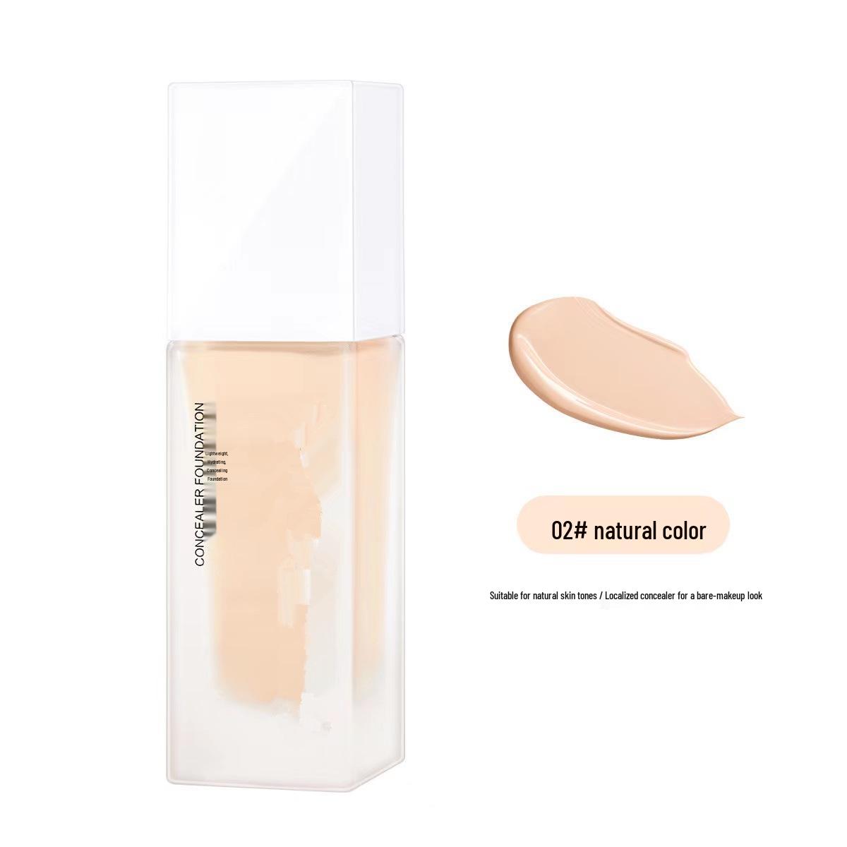 Affordable, Long-Lasting, Oil-Control Foundation: Lightweight, Hydrating, Brightens Skin for Female Students 35ml