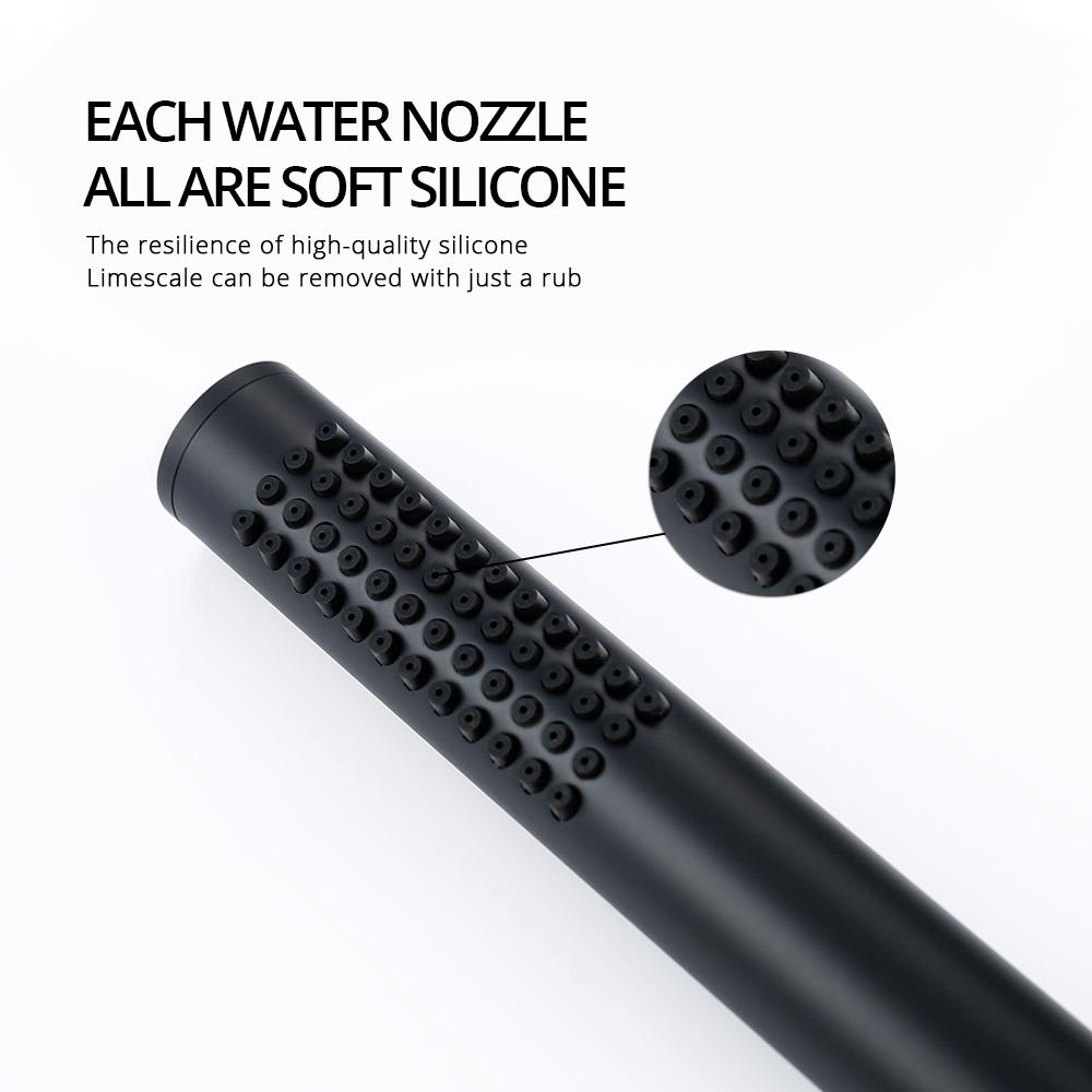 Matte Black Shower Faucet 8-16'' Shower Head Bathroom Recessed  Shower Tap Ceiling Arm Shower Mixer Wall Mounted Concealed Valve
