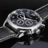 Jaragar Watch, Men'S And Women'S Watches, Black Belt Watches, Round Automatic Mechanical Watches