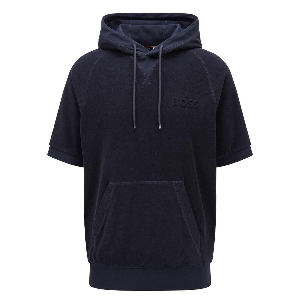 Boss Mens Sealy 09 Hooded Short-Sleeved Sweatshirt