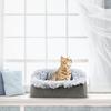 2 In 1 Foldable Plush Cat Kitten House Puppy Sleeping Bed Warm Cushion Carpet
