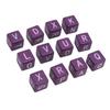 12pcs English Letter Dice Set Educational Fast Paced Strategic Play Scrambled Dice Word Game