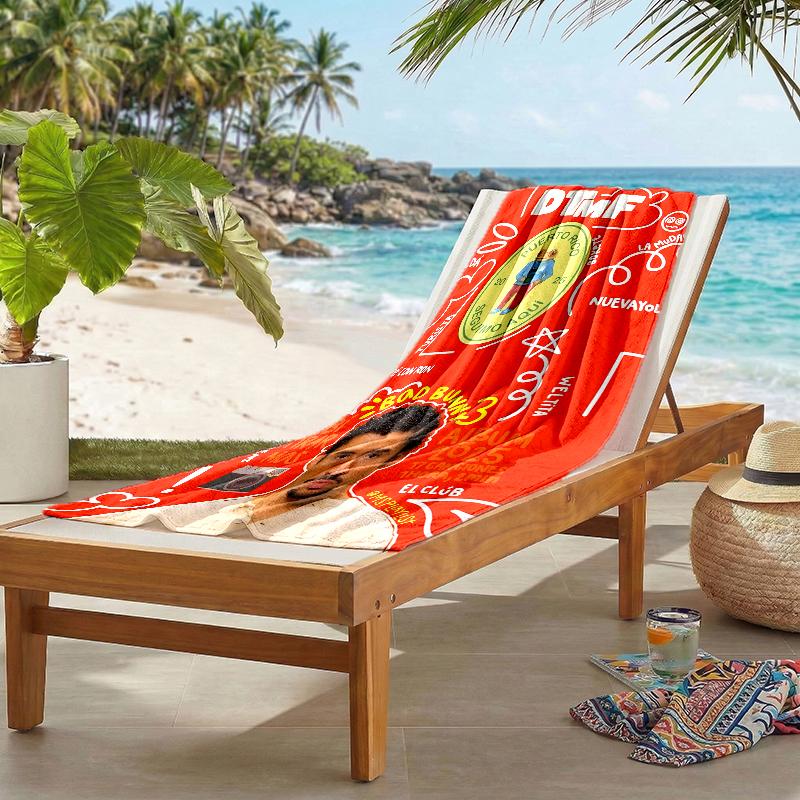 Serviette de plage mode Bbunny: Idéal pour les aventures estivales Doux, absorbant et à séchage rapide, convient pour la natation et le bain