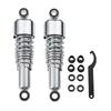 267mm Motorrad Einstellbare Stoßdämpfer Aluminium Schwarz Chrom Hinterradaufhängung Für Touring Road King Electra Glide