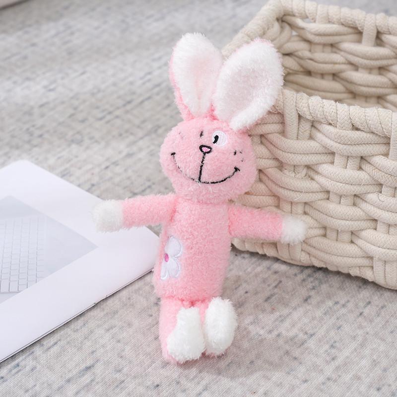 Delightful Bunny Stuffed Keychain Cute Plush Toy For Bag Or Keys Ornament