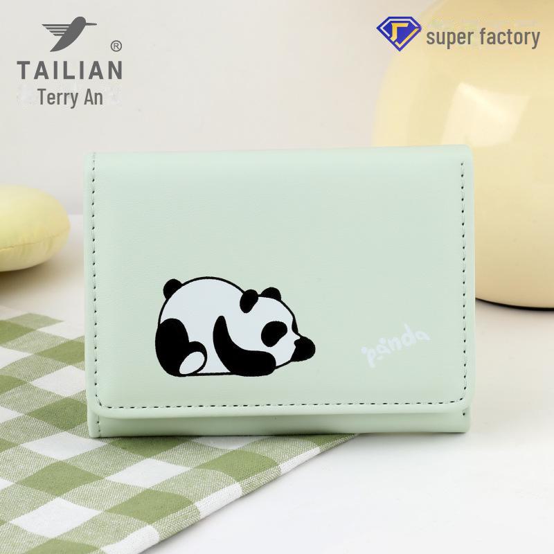 Tailian Women's Cute Panda Cartoon Mini Wallet & Card Holder