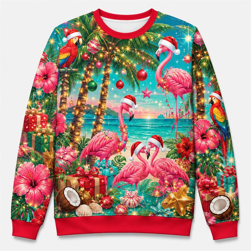 2027 Neue Hässliche Weihnachtspullover Mode Trendig Unisex Feierparty Kleidung Weihnachten Pullover Lässig Übergroß Pullover Trainingsanzug L blue