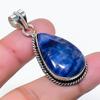 Natural Sodalite Gemstone Handmade 925 Sterling Silver Pendant 1.77" AP-15795