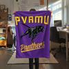 Prairie View A&m Panthers Print Flannel Blanket High Quality Warm Comfortable Cover for All Seasons Perfect for Gifts Home Decor