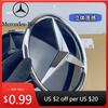 Car Sticker Grill Badge 3D Convex Star Front Embelm for Mercedes Benz AMG A B C E CLA CLS SLK GL Metris GLK GLA G R V VITO GLE G