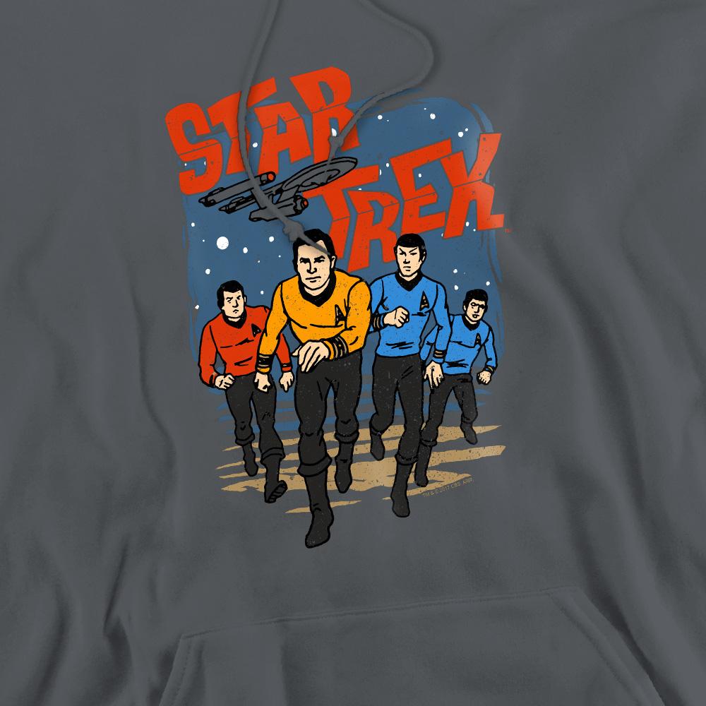 Star Trek Mens Run Forward Hoodie